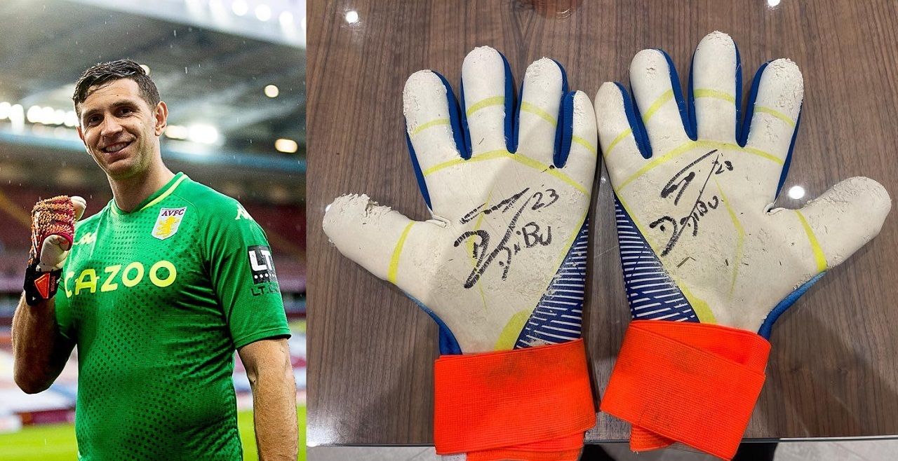 Ang World Cup Champion Goalkeeper Gloves ay na-auction para i-donate sa mga Bata sa Cancer Hospital