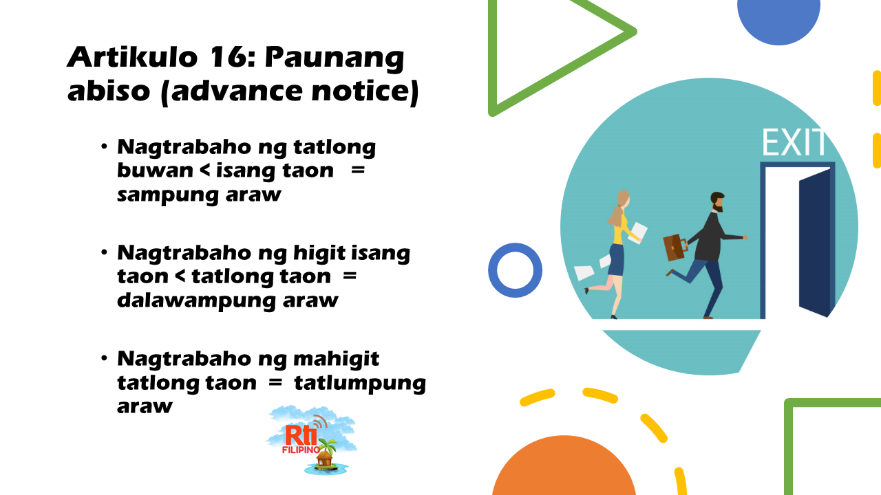 LSA: Article 16