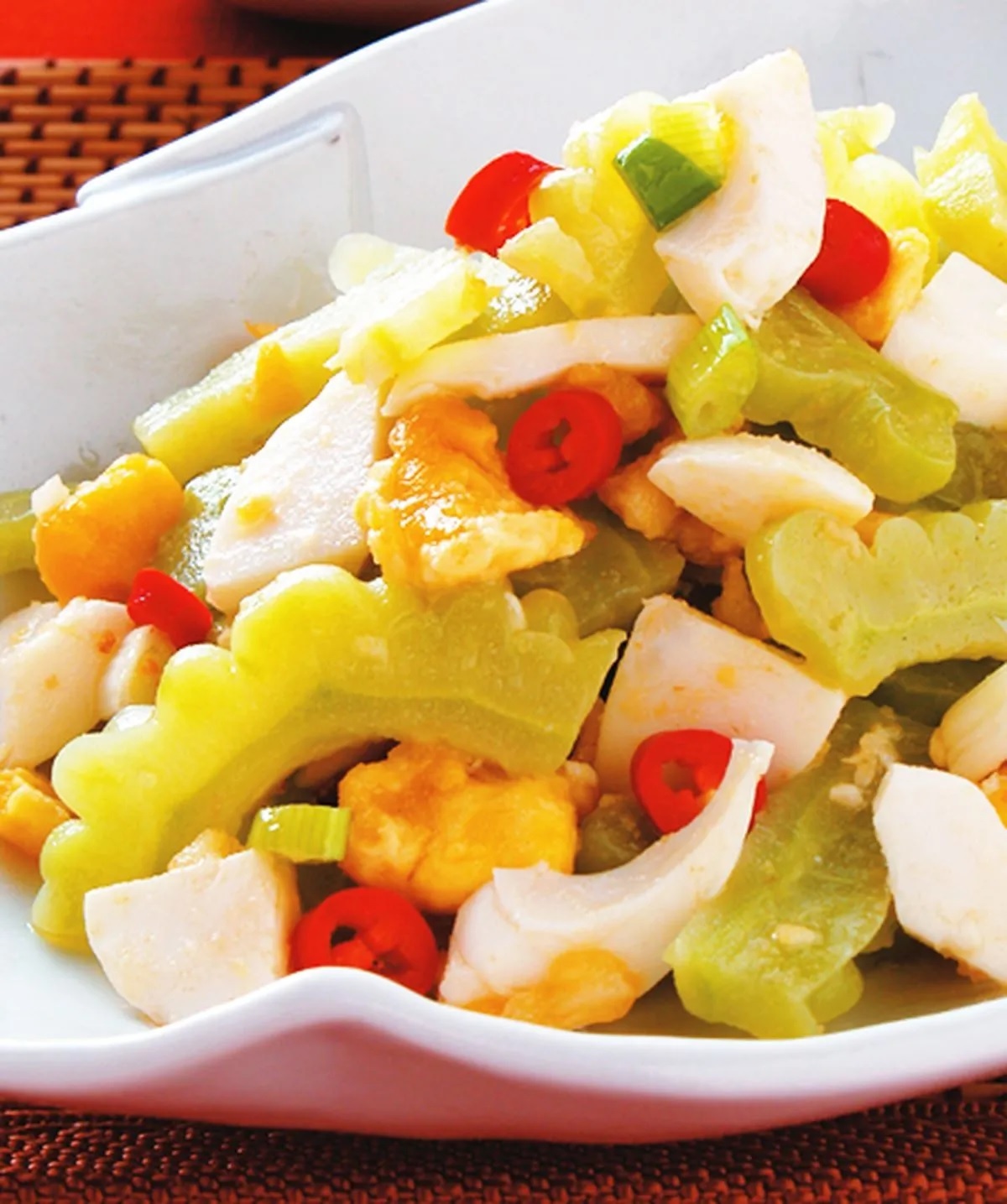 Ampalaya with Maalat na Itlog