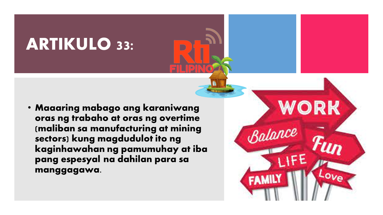 Patakaran: Pagbabago ng OT at oras ng regular hours
