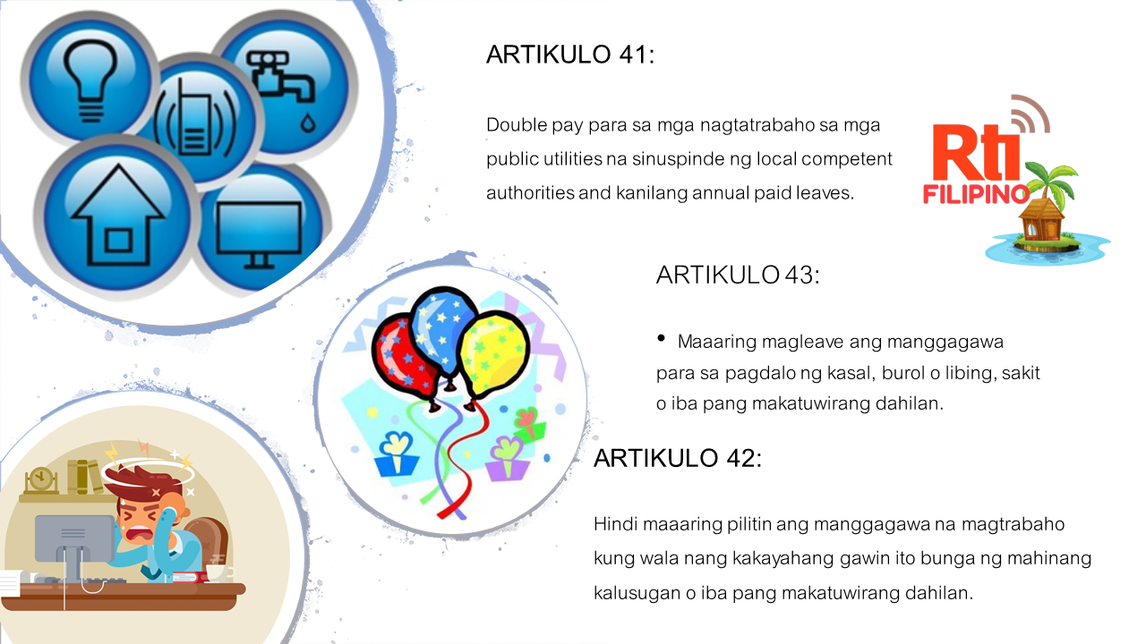 Patakaran: Iba't ibang klase ng Leave