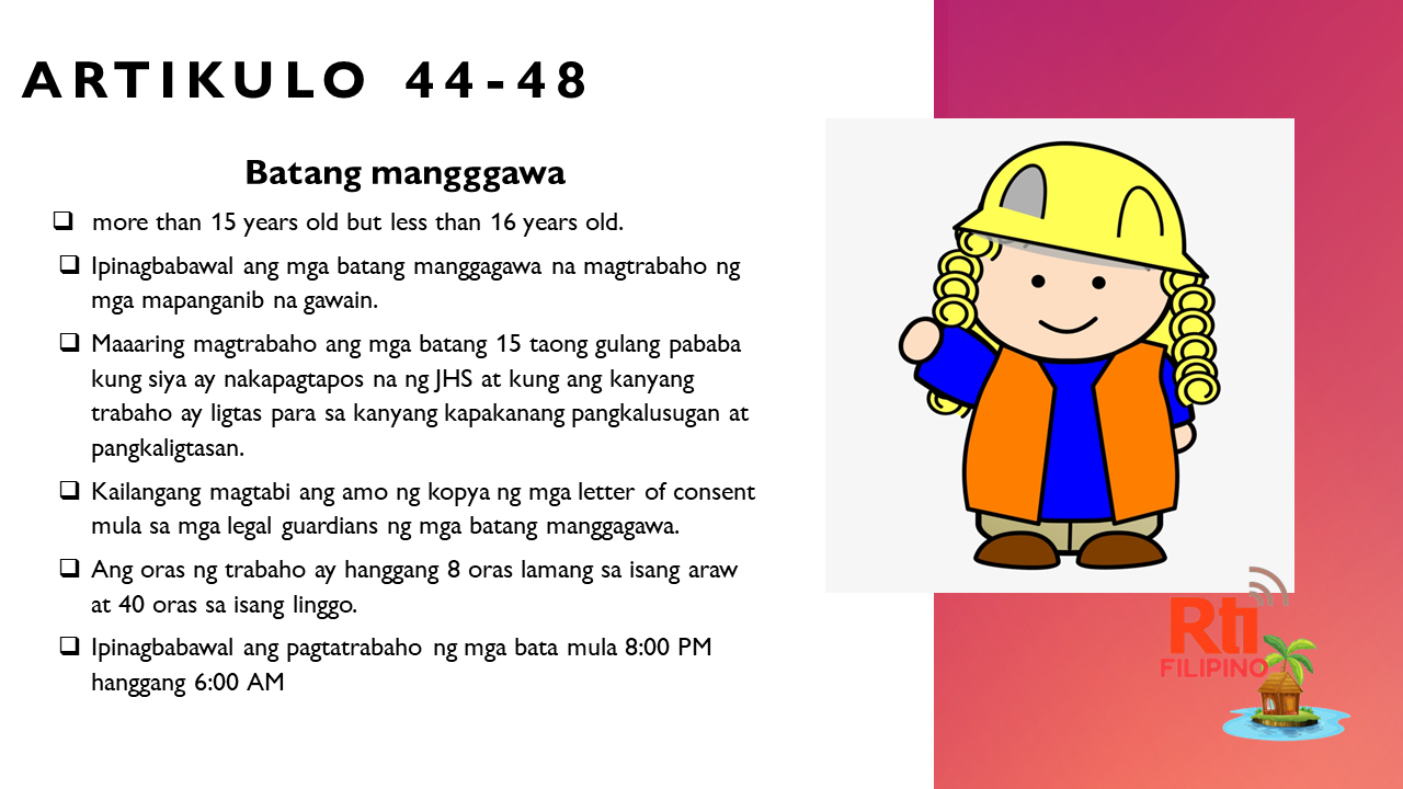 Patakaran: Child Labor Part 2