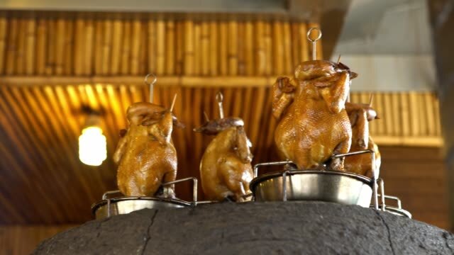 Chicken in Brickkiln - Roasted Chicken in Huge Clay