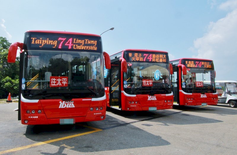 Buses everywhere