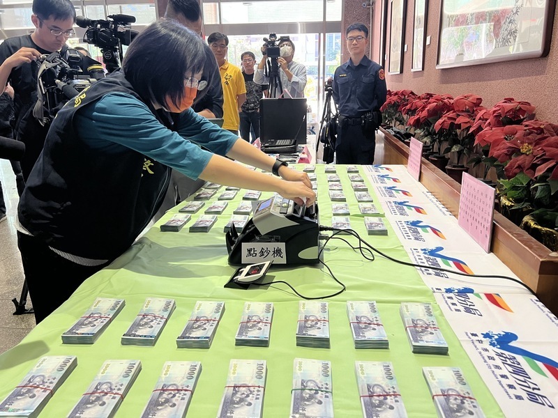 Nahuli ng pulisya ng Taichung ang 6 na lider ng sugal sa eleksyon