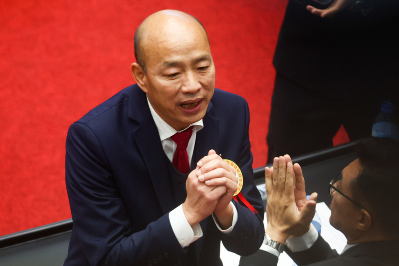 Si Han Kuo-yu ng KMT ay nahalal bilang bagong tagapagsalita ng lehislatura ng Taiwan