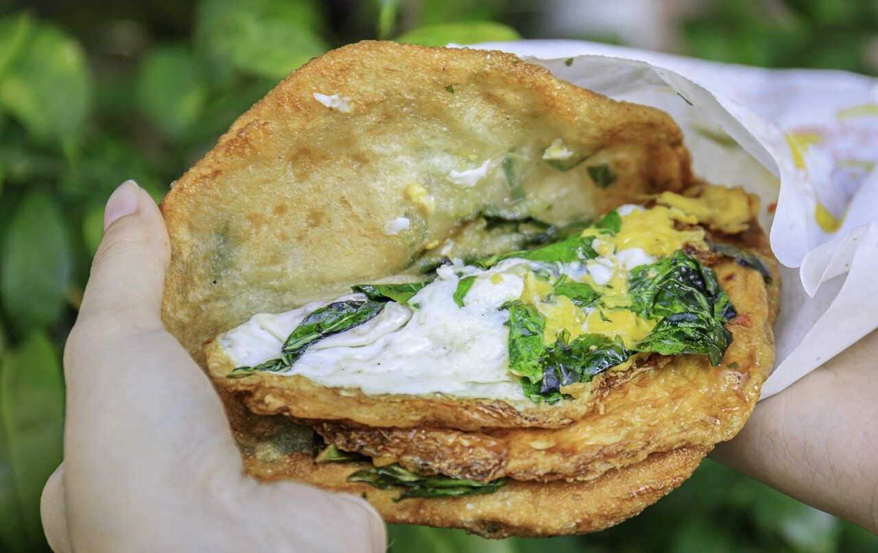 Tsong Yo Bing - Scallion Pancake -