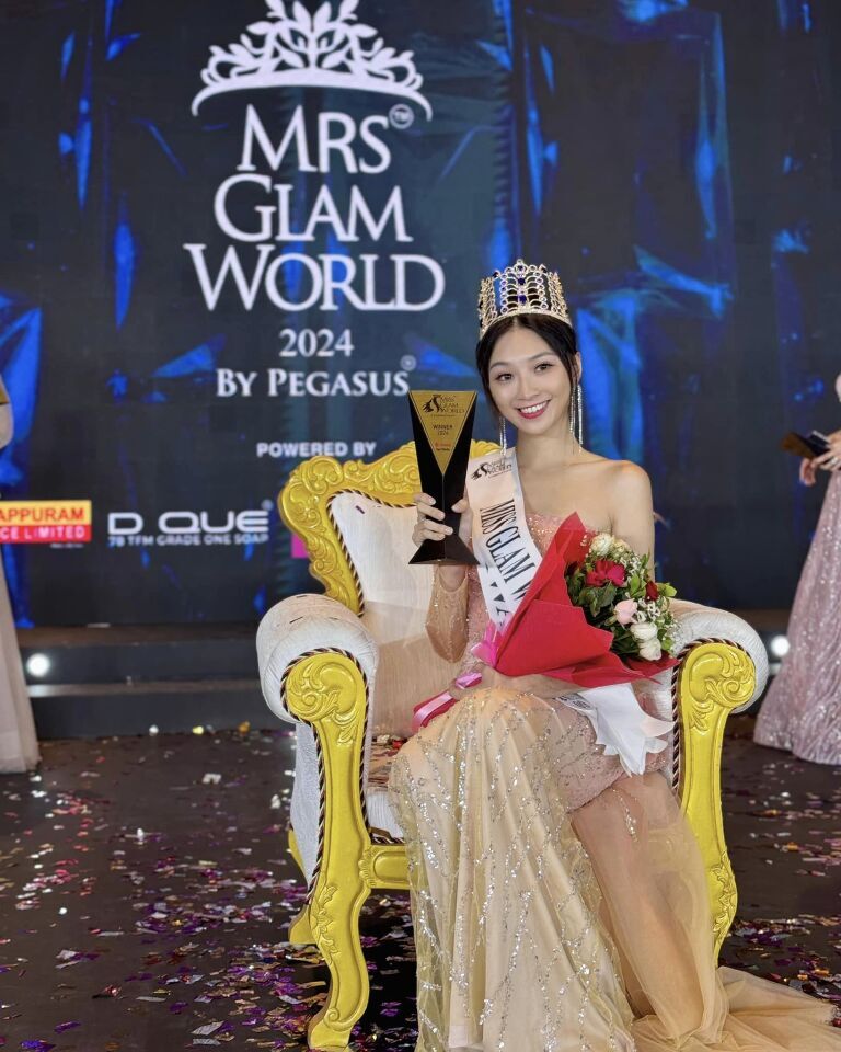 Inapi ng China dati, ngayon muling nanalo ang isang Taiwanese beauty na si Gao Manrong sa Indian beauty pageant