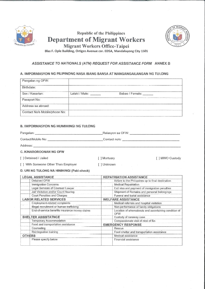 DMW: Suporta Para sa mga Overseas Filipino Workers (OFWs)