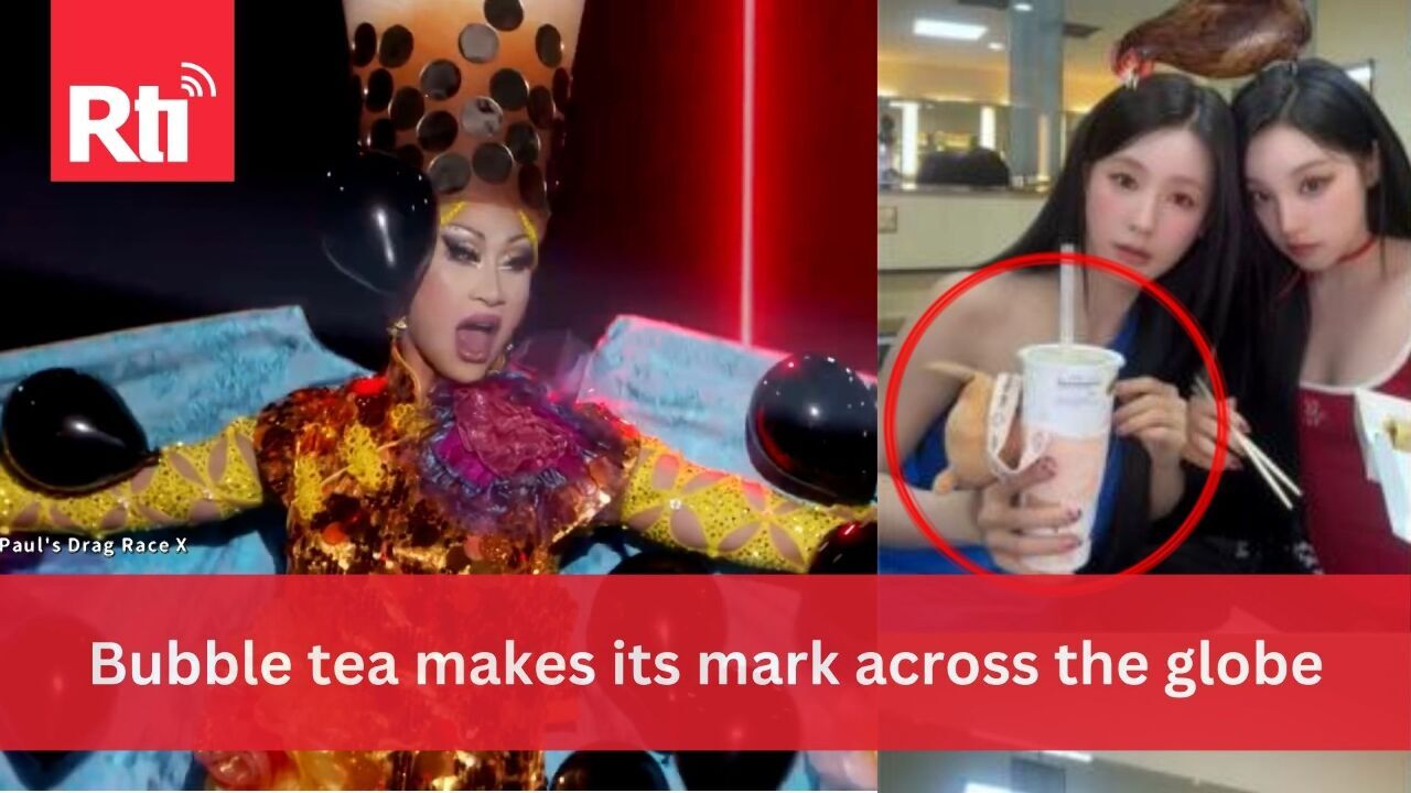 Umabot na sa South Korean girl group (G)I-DLE ang pagkahumaling sa bubble milk tea